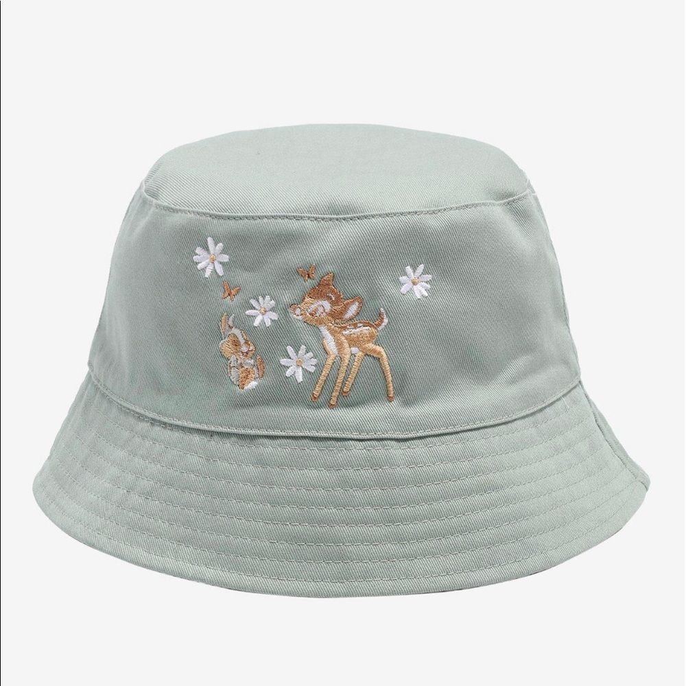 𝅺OUR Universe Disney Bambi & Thumper reversible youth floral bucket hat